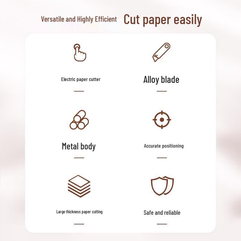 Gepai Desktop Electric Paper Cutter CN plug (adapter included)