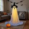 Light Up Ghost Halloween Decorations Spooky Ghost With Remote Control String Light Eerie Home Accents For Festival Holiday