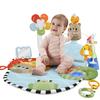 Fun Play Gym Baby Toddler Toy with Indoor Play Baby Gym Play for Babies and HYR60 Fisher-Price Kick-and-Rock - & Mirror, Rattle, Equipment, & Mat, Up,