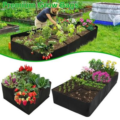 Felt Garden Planting Bag Rectangle Planting Nursery Pot  Vegetable Tomato Potato Flower