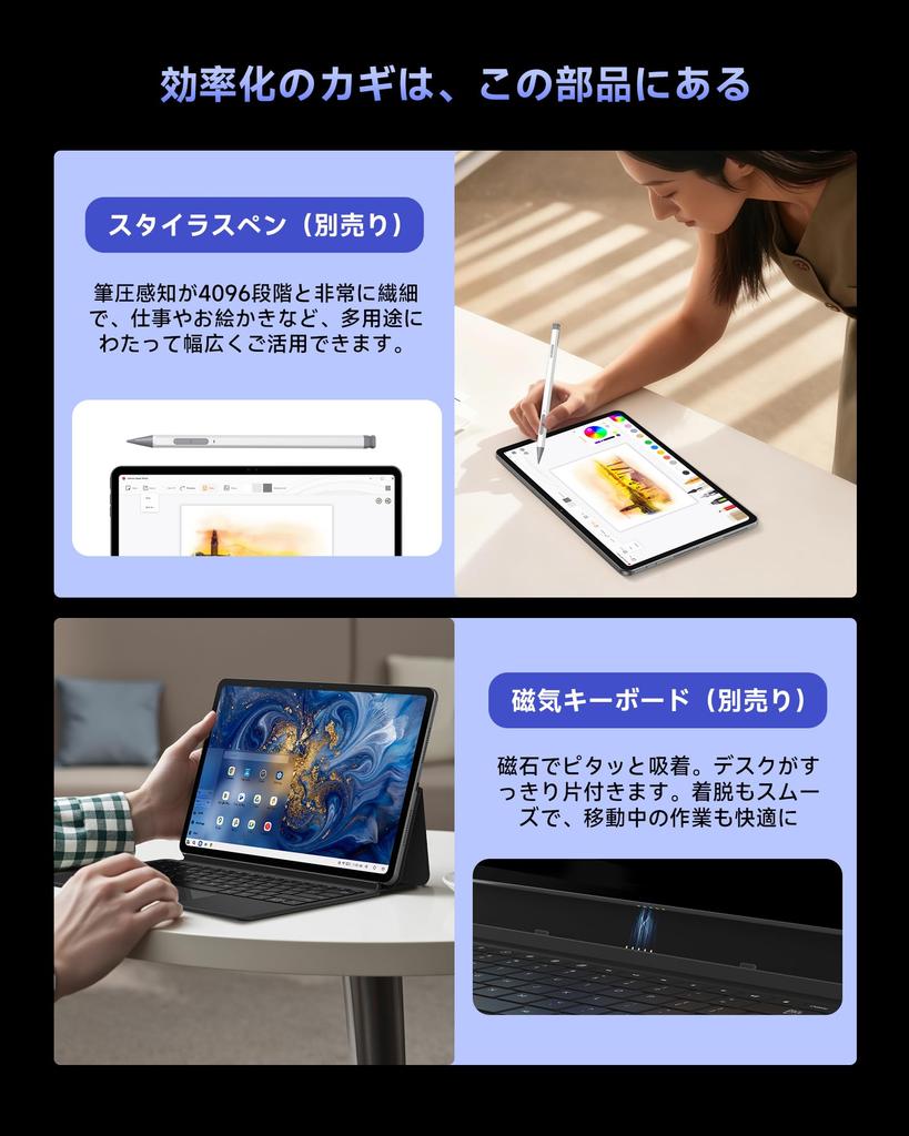 ALLDOCUBE iPlay 70 Max Pro 4G Model Android Large UNISOC 10000mAh PD30W Fast 4G LTE PC Face Widevine Quad Gemini Dedicated Keyboard Stylus Compatible