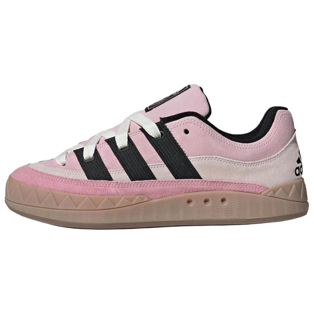 adidas Originals Adimatic Breathable Comfortable Durable Low-Top Skate Shoes Unisex Skate Shoes Pink Black IF4346