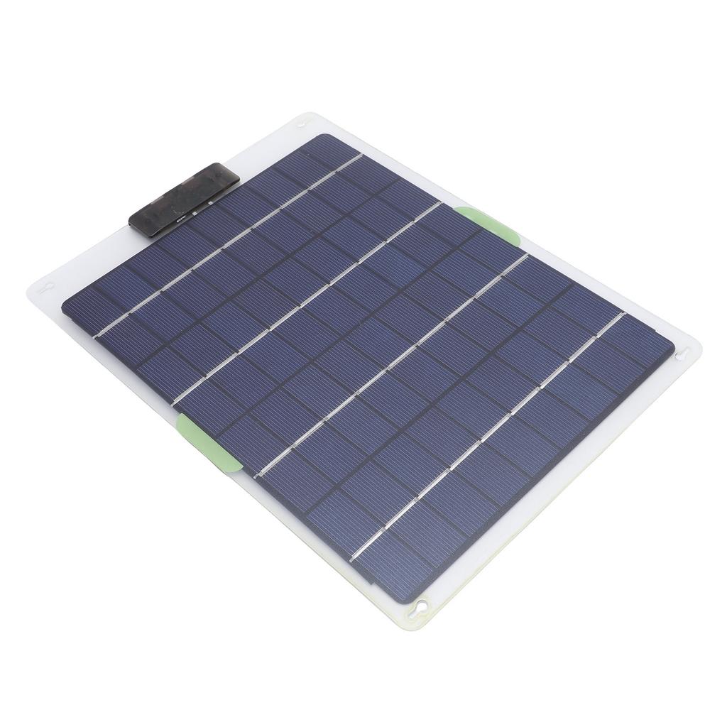 Solar Panel Monocrystalline Silicon 10W Fast Charging Double Type C 5V 2A Solar Charger for Phone Tablet