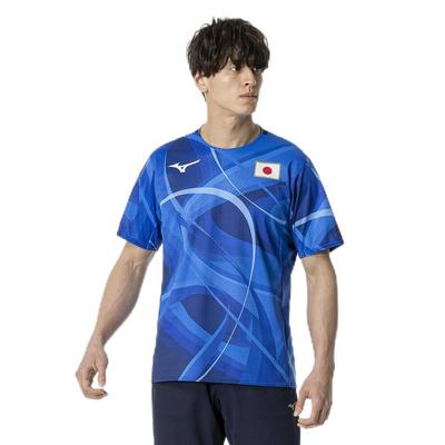 Mizuno Authentic Dry Aeroflow Training Short JAPAN MUGEN GRAPHIC Size 22 XS T-Shirt, Sleeve, Logo, Player-Inspired 32MABPA2, Unisex,