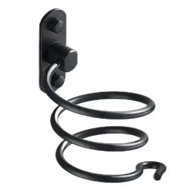 Bathroom Convenience Holder Spirals Blow Storage Organizer Rack Wall Mounted Aluminum Salon Stylist Tool Drier Accessories