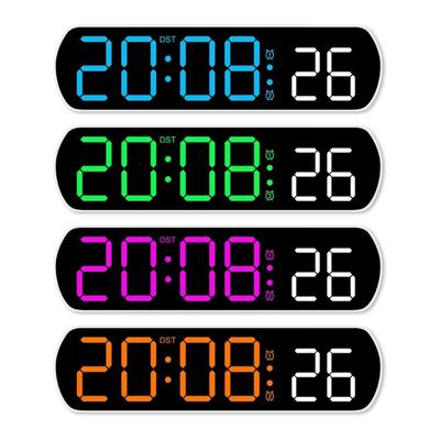 Multifunctional LED Digital Alarm Clock with Jump Second Date Temperature Display and Countdown for Bedroom Living Room