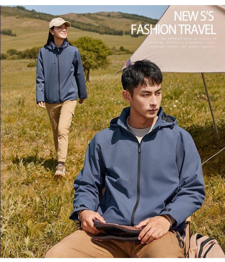 Simple Punching Jacket Couple Hundred Windproof Fabric Comfortable Fashion Casual Thin Jacket YG-521L