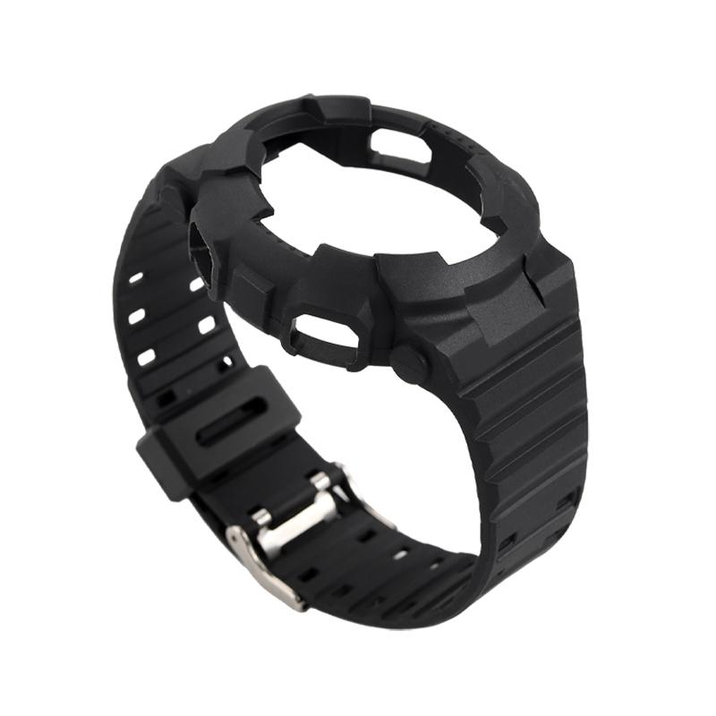 Silicone Watch Case Strap for Casio Watchband Bezel GA-100/110/120/140 GD-100/110/120 5081 5229 scrub/Transparent TPU Accessorie