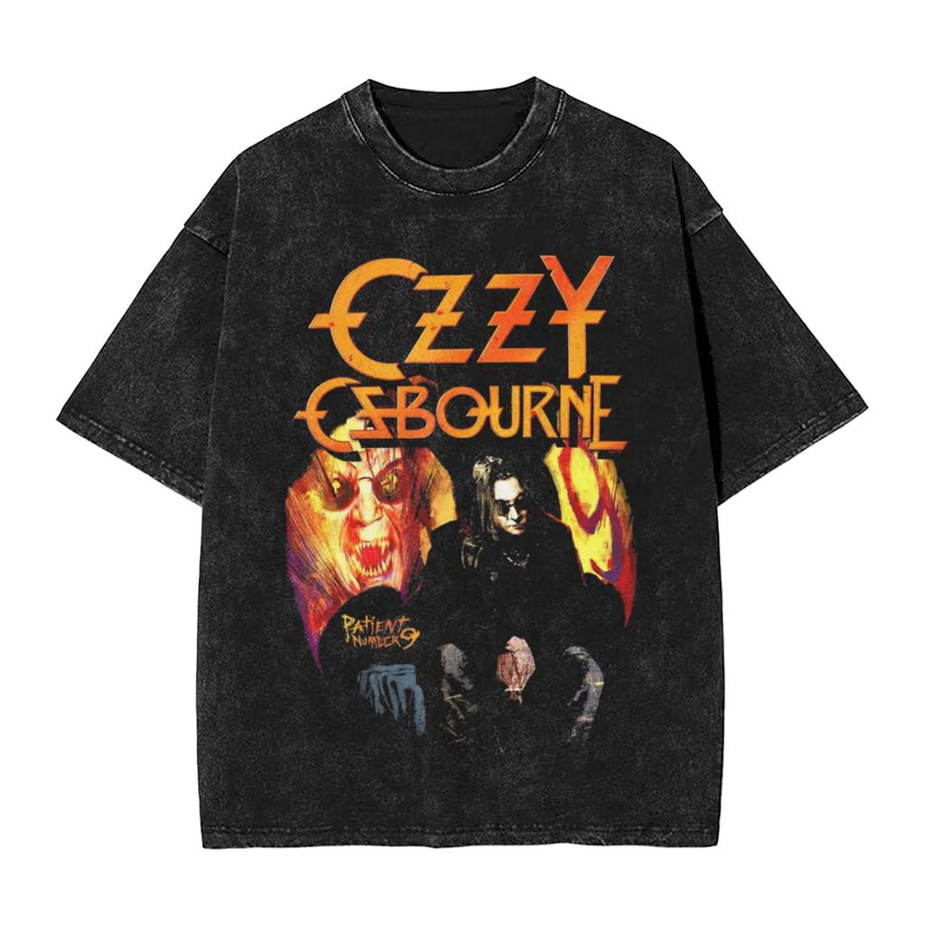 Men's Ozzy Osbourne T Shirts Top Tees Summer Retro Short-Sleeved T Shirt Round Neck Harajuku Print Tshirt Dropshipping