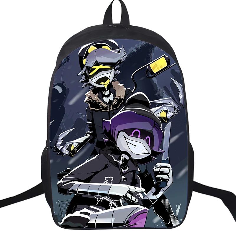 NEW Cartoon Murder Drones Backpack School Bag Boys Girls Daily Backpack Large Zipper Backpack Students Anime Book Bags Best Gift
