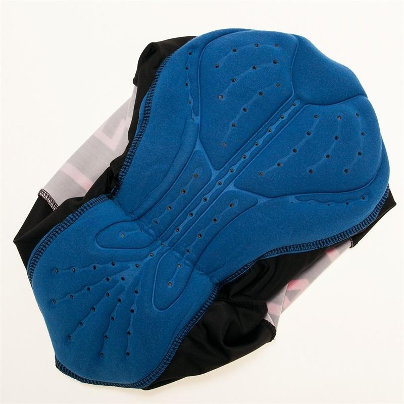 Summer Short Riding Bicycle Cycling Clothing Set Gradient Color Women Sport Jerseys Suits Black Bib Pants