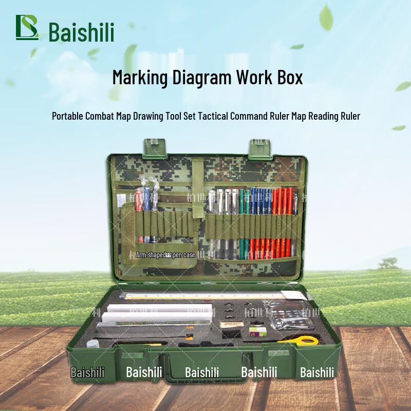 Officer s Portable Map Plotting Kit