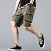 Men Shorts Outdoor Wear-Resistant Cargo Shorts Quick Dry Multi-pocket Plus Size Bottoms