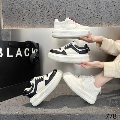 Leichte Leder-Sneaker mit weicher Sohle, Damen Herbst neu miu Student Laufschuhe lässig flach, Sportschuhe