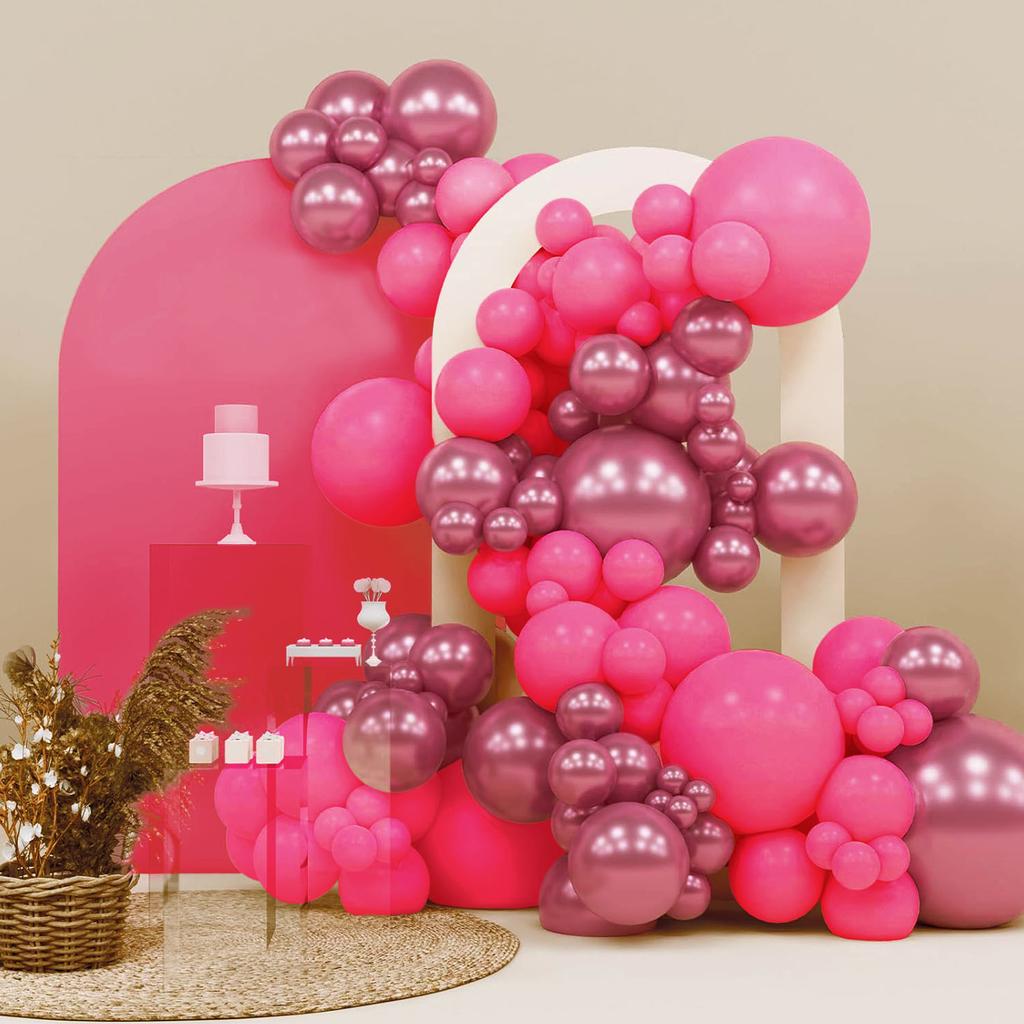 119pcs Red and Gold Balloons  18 Inch 12 Inch 10 Inch 5 Inch for Balloon Garland or Balloon Arch As Birthday Party Decorations