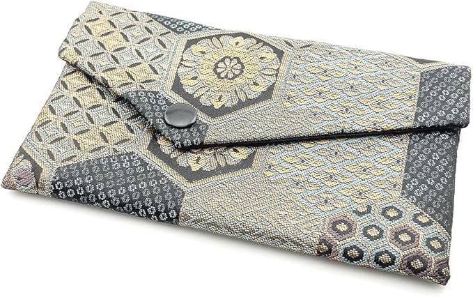 Eizen Nenjuya Men's Blue Tiger's Eye Prayer Beads [Includes Premium Brocade Prayer Bead Bag] Suitable for All Sects, Handmade Men's Prayer Beads (Blue