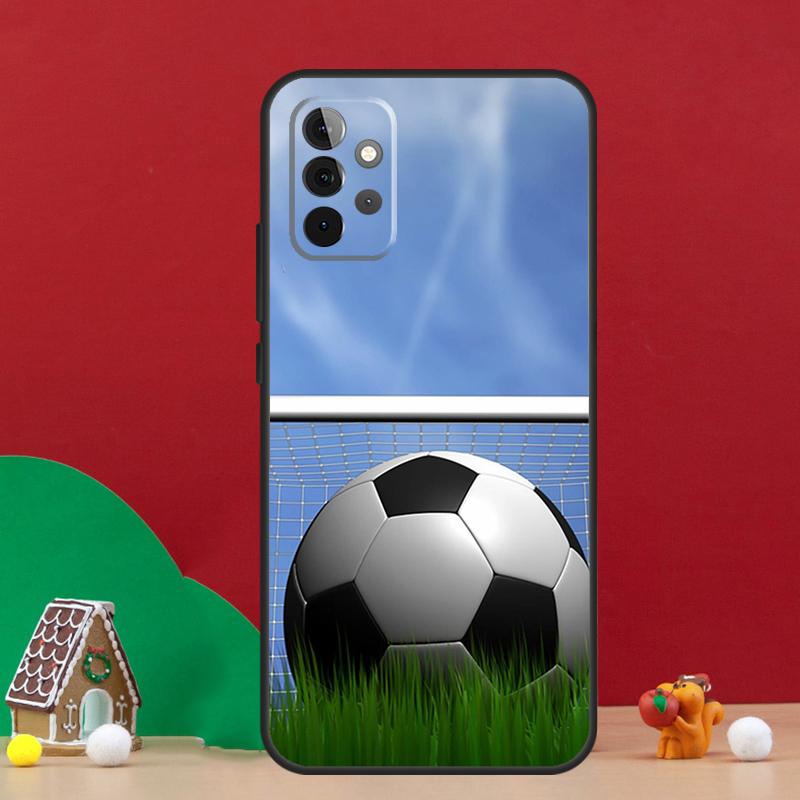 Football Soccer Ball Case For Samsung Galaxy A55 A52 A32 A12 A33 A06 A16 A26 A36 A56 A15 A53 A13 A34 A54 A14 A17