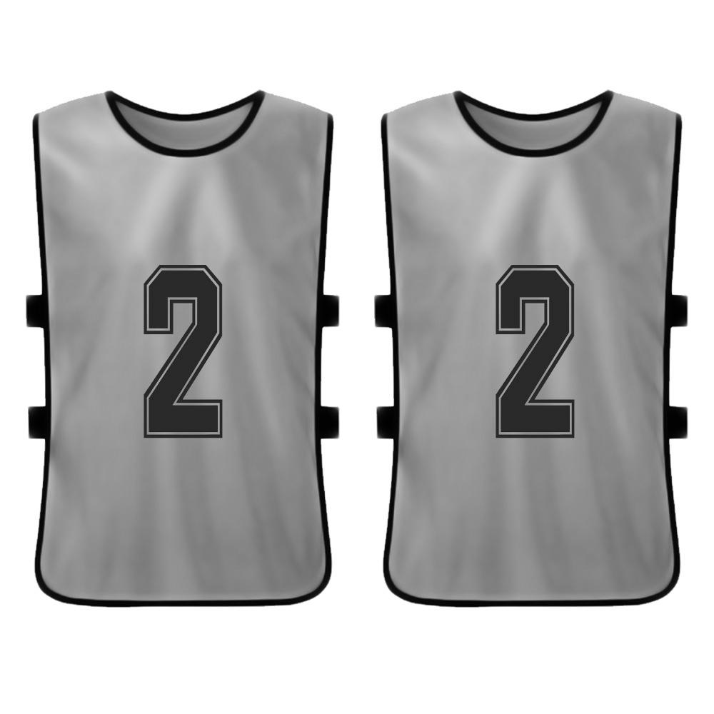 6PCS Kid"s Football Pinnies Quick Drying Soccer Jerseys Youth Sports Scrimmage Basketball Team