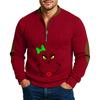 Men'S Outdoor Zipper Long Sleeved Sportswear Casual Sweatshirt