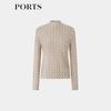 PORTS Women's Autumn/Winter Knitted High-Neck Sweater