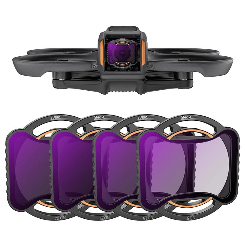 ZH-CMD Набор ND-фильтров для DJI Avata 2 (ND8/ND16/ND32/ND64)