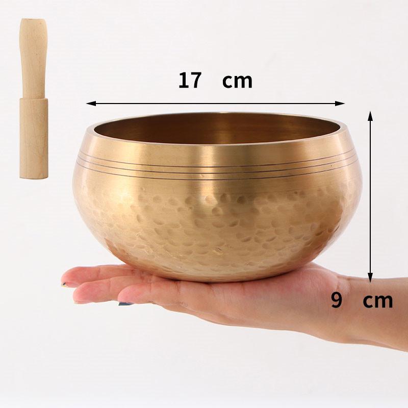 Nepal Buddha Sound Tibetan Singing Bowl - Copper Meditation and Yoga Chime