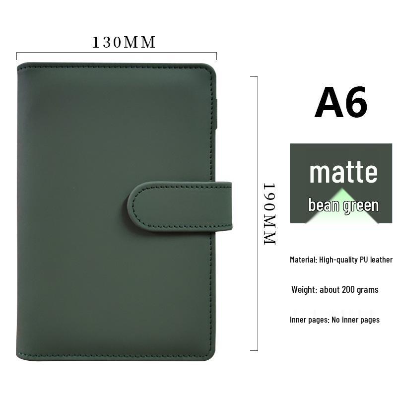 Macaron Minimalist Loose-Leaf Notebooks: A5, A6 Travel, and A7 Pocket Korean Creative Stationery Budget Books