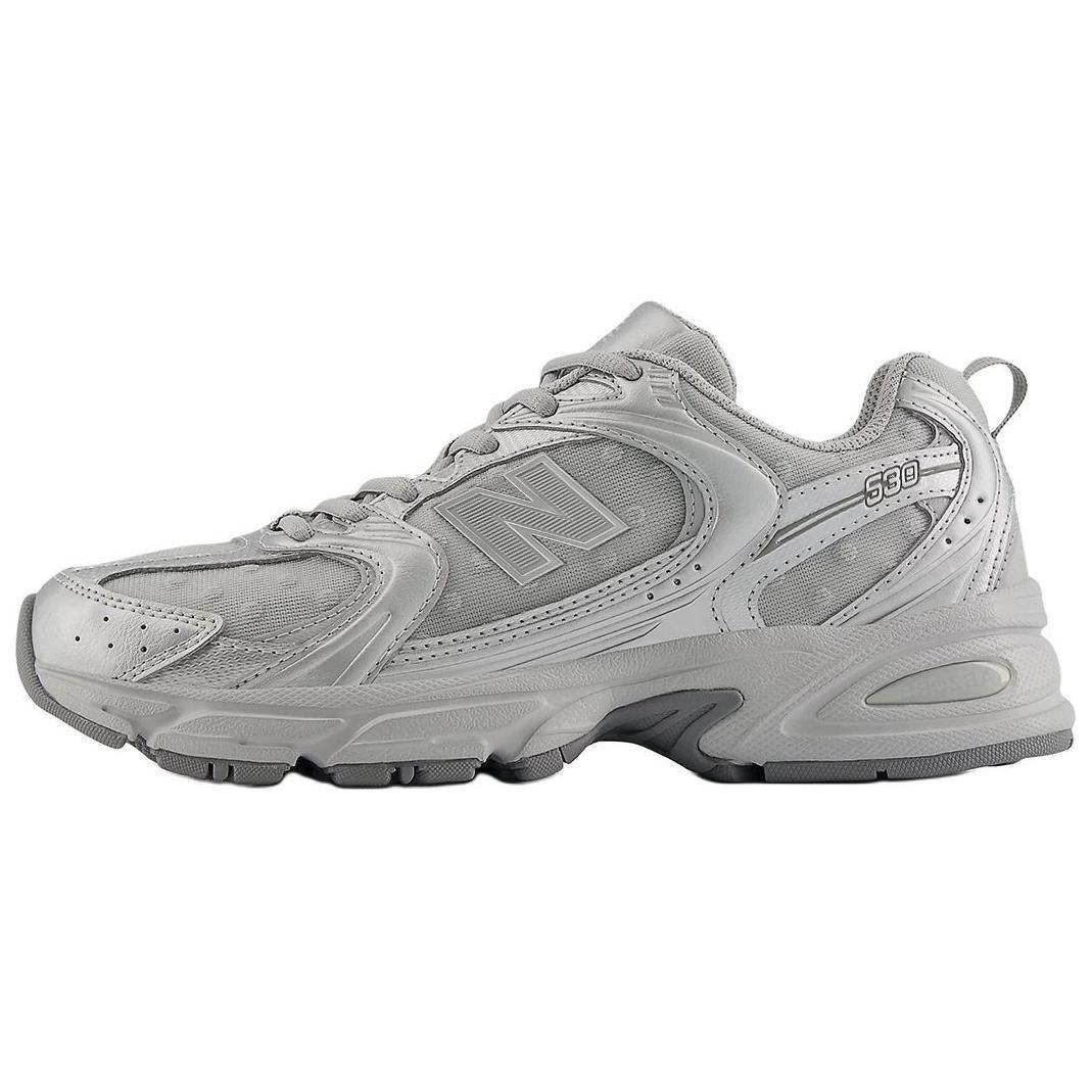 New Balance 530  Silver Metallic Raincloud Polka Dots  Men s U530HFZ EU 42