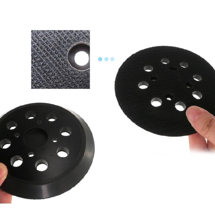 Heavy Duty 5Inch Rubber Sanding Discs Grinding Wheel Double Pack 8 Hole Dust Management System for Standard Power Tool