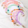 Exquisite Colorful Handbag Chain Replaceable Stone Bead Phone Case Hanging Chain Resin Purse Bag Belt Phone Case Accessories