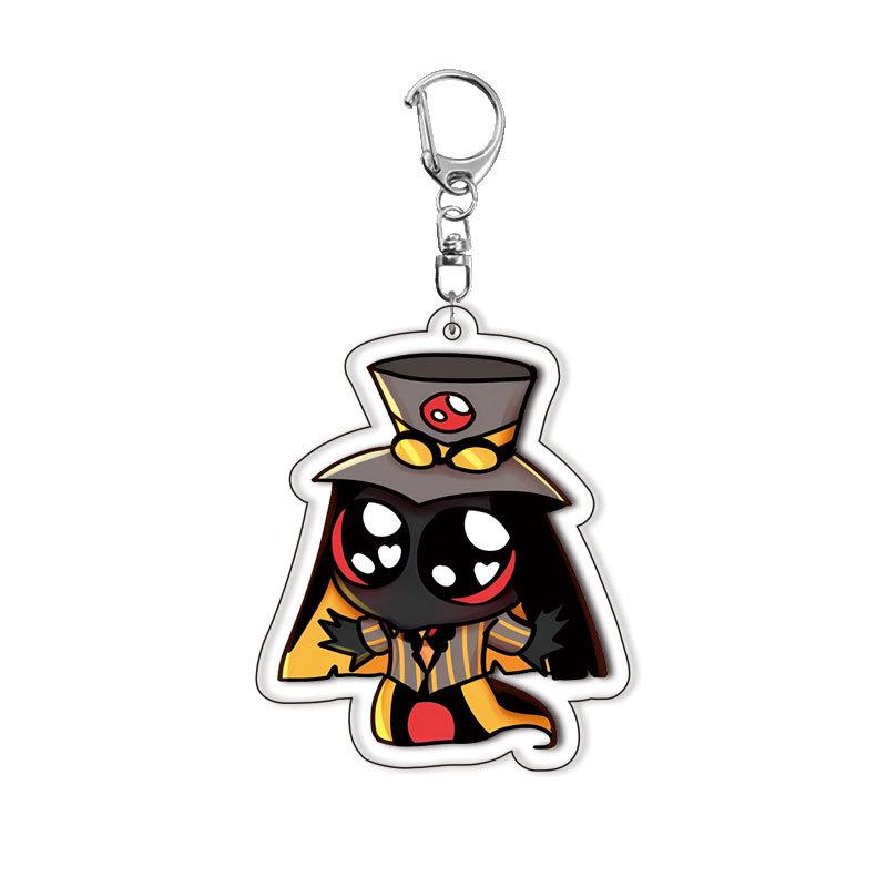 

Y2k Anime Charlie Morningstar Vaggie Keychain Accessories Figure Characters Acrylic Jewelry Ornaments Backpack Charm Gifts Toys about 5cm