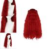 The Rise Descendants Of Red Women Wavy Wig Cosplay Headdress Show Decoration