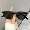 Vintage Luxury Designer Cat Eye Sunglasses Women Men UV400 Double Color Shade Punk Outdoor Popular Sun Glasses