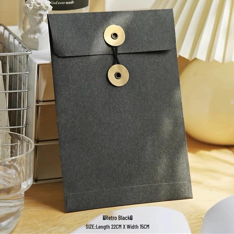 Multi-Size Thickened Colored Paper Envelope & Document Storage Bag