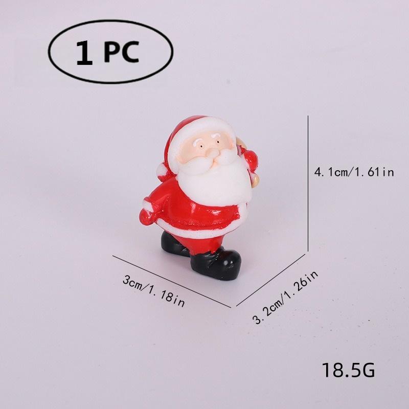 Christmas Wooden Elf Fairy Door Kit Tiny with Christmas Decoration Accessories for Mini House Furniture Christmas Decoration