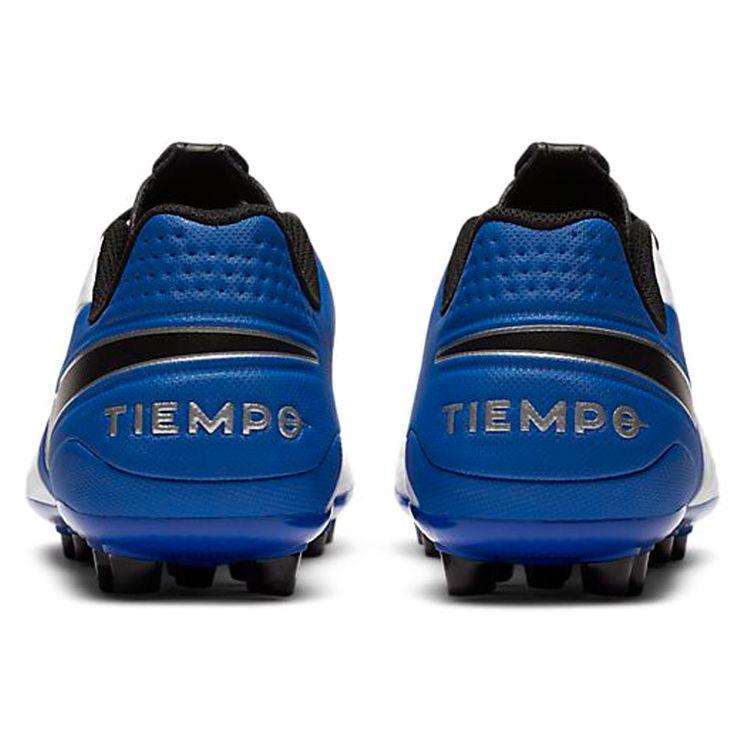 Nike Tiempo Legend 8 Academy Comfortable Versatile AG Soccer Shoes Men Soccer Shoes White Blue AT6012-104