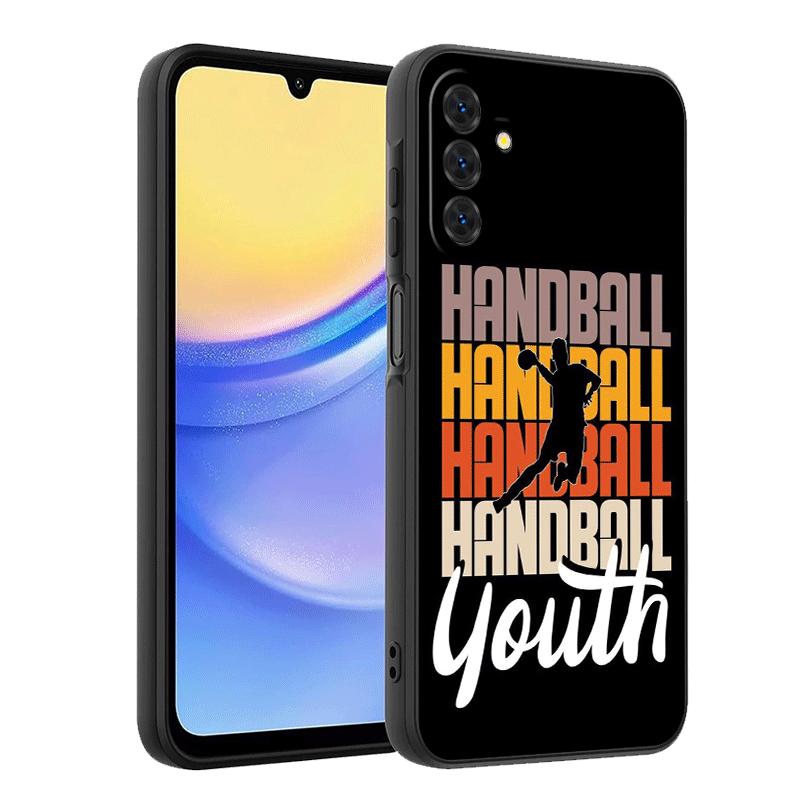 Handball Sport Soft Phone Case for Samsung A17 A37 A57 A16 A26 A36 A56 A15 A25 A35 A55 A14 A24 A34 A54 A13 A23 A33 A53 A52 A12