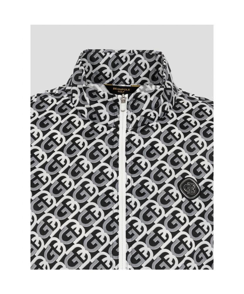 BEANPOLE GOLF [B_Under] Women'S Logo Pattern Short Sleeve Anorak Black