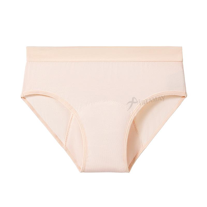 

Сексуальные многоцветные четырехслойные физиологические трусы большого размера с высокой впитывающей способностью, дышащие и водонепроницаемые физиологические трусы S абрикосовый