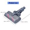 Vacuum Cleaner Floor Brush Head Replacement Vacuum Brush Attachment for T20 T30 V6 S10 H30 Z30 Series Vacuum Cleaner