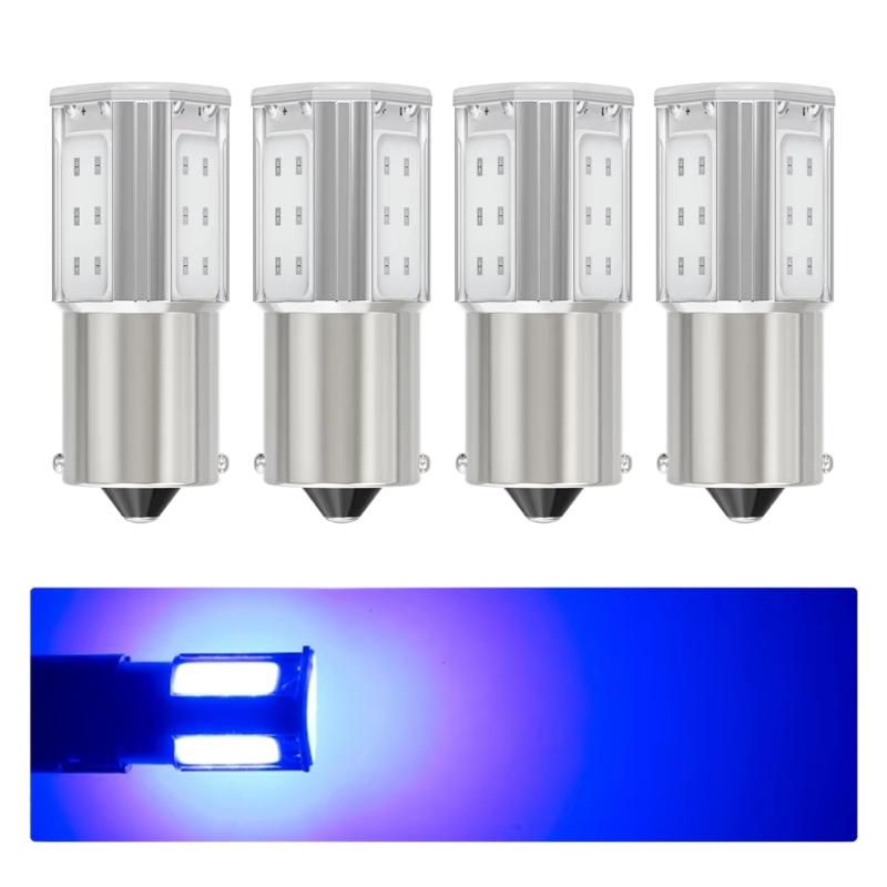 

4pcs Auto Stop Turn Signals Lights for 1156 1157 BA15S BAY15D Interface LED Car Brake Reverse Light Easy Installation