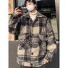 Men's Retro Lambswool Plaid Jacket - Stylish, Warm & Trendy Winter Coat