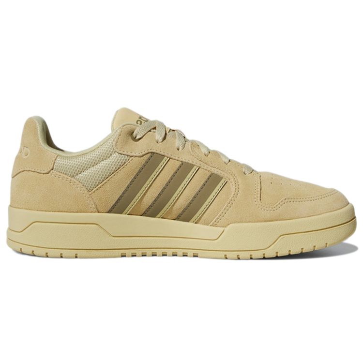 Adidas Neo Entrap Comfortable Versatile Low-Top Skate Shoes Unisex Sneakers Light-Mustard-Green GW9675