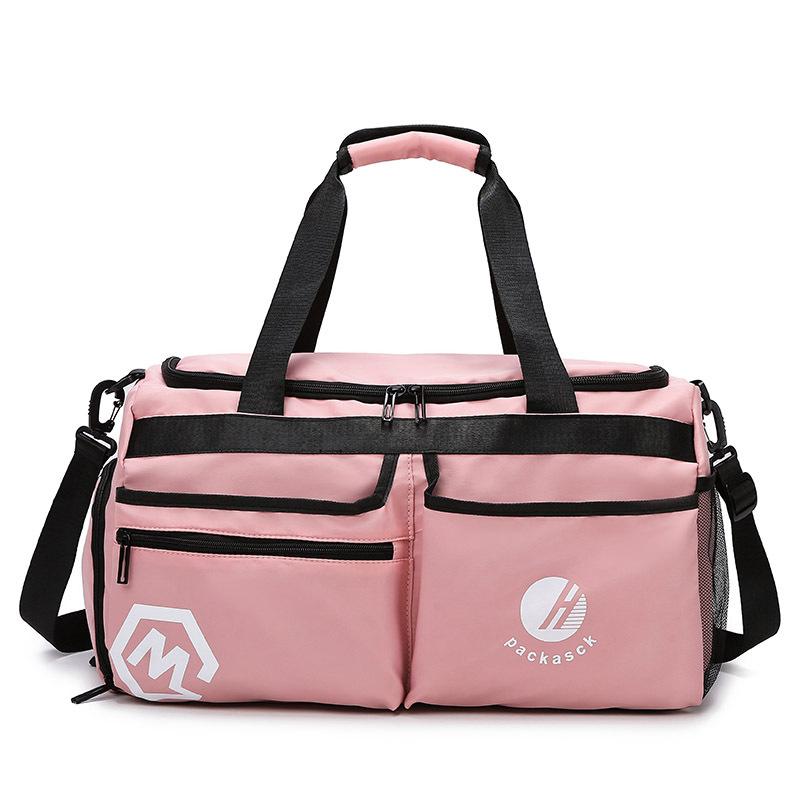 Large Capacity Travel Bag Independent Shoe Compartment Fitness Multi-compartment Multifunctional Waterproof Wear-resistant Handbag