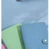 Save Money 100 Envelopes Money Saving Challeng Large Capacity Waterproof Mini Binder Savings Challenge PU Reusable Budget Binder