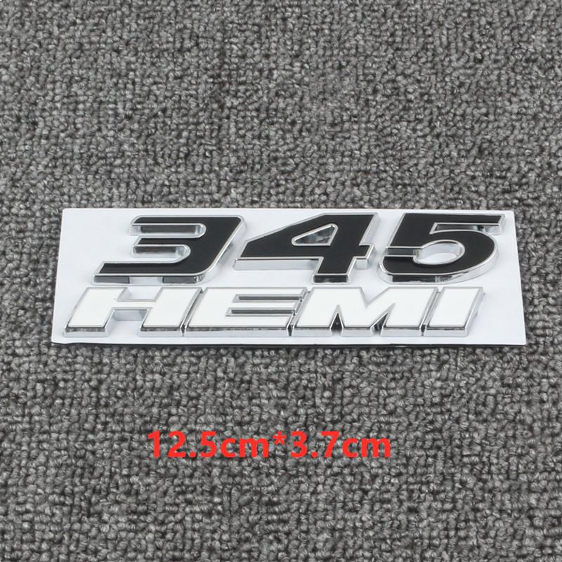 Metal 392 6.4L Car Engine Emblem Car Stickers For Hemi 345 Hemi Charger Caravan Durango Caliber Journey Challenger Avenger Badge