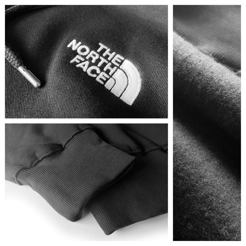 North One Point Embroidered Evolution Vintage TNF Size M [The Face] Men's Hoodie, Simple, Logo, Hoodie, Black, [Used]