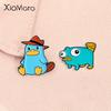 Perry the Platypus Enamel Pin Cartoon Anime Characters Green Pet Brooch Lapel Backpack Badge Fashion Jewelry Gift for Friends