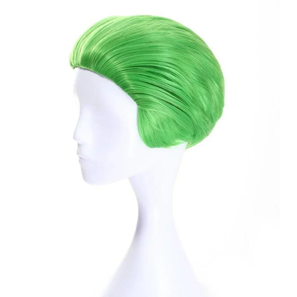 Synthetic Hair Green Joker Cartoon Characters Cosplay Wig Party Costume Wigs for Halloween