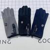 Waterproof Touchscreen Cycling Gloves with Zipper - Insulated for Autumn and Winter